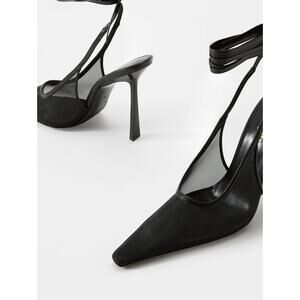 Saint Laurent Oxalis 110 Slingback Tulle Heels Size 37 – Brand New in Box